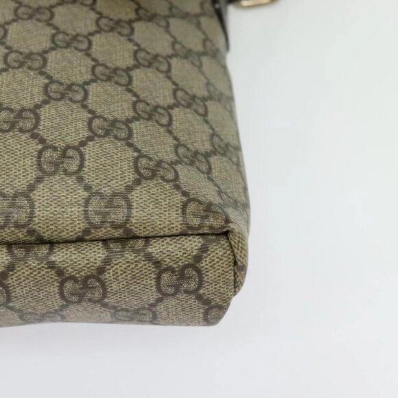 GUCCI GG Supreme Shoulder Bag PVC Beige Silver 223666 Auth ep10673 - Picture 5 of 16